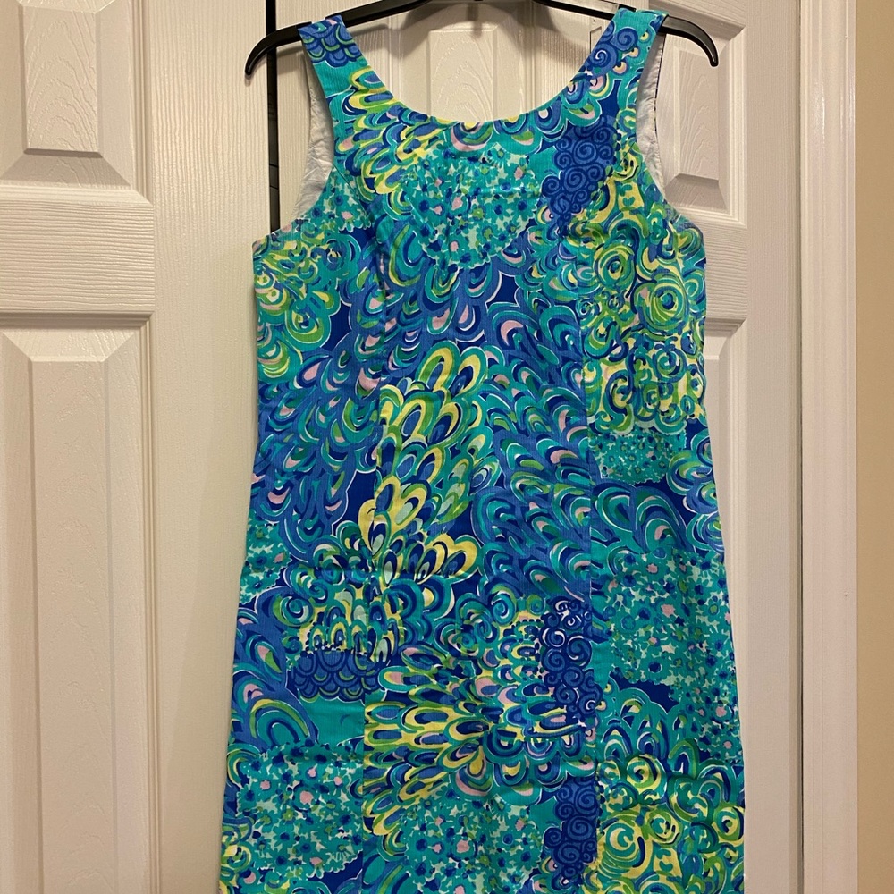 Lily Pulitzer Lilly Lagoon Shift Dress Size 6 - Picture 1 of 4